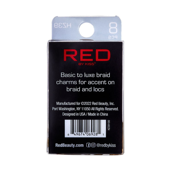 KISS - RED BRAID CHARM CLASSY HZ39