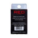 KISS - RED BRAID CHARM CLIP LEAF HZ43