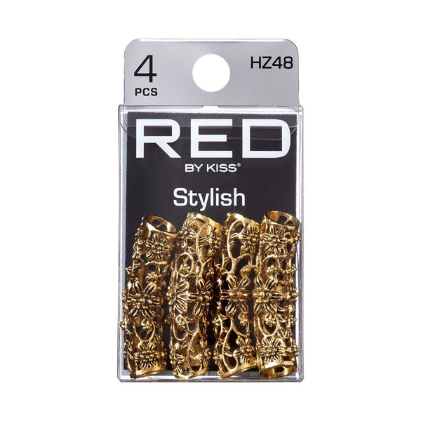 KISS - RED BRAID CHARM RING HZ48