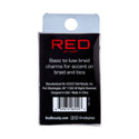 KISS - RED BRAID CHARM STYLISH COIL HEART HZ51
