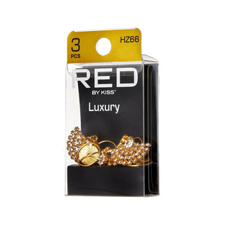 KISS - RED BRAID CHARM LUXURY FAN HZ66