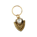 KISS - RED BRAID CHARM LUXURY HOOP HEART HZ74