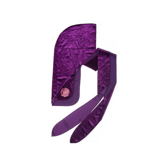 KISS - RED POWER WAVE VELVET DURAG (PURPLE)