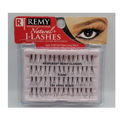 Jessic Collection - REMY Natural+ I-Lashes #134 FLARE LONG BLACK