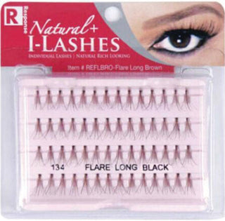 Jessic Collection - REMY Natural+ I-Lashes #134 FLARE LONG BLACK