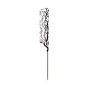 KISS - RED ZEBRA PARTING PIN TAIL COMB