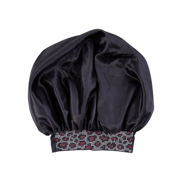 KISS - RED DIAMOND BLING BONNET SUPER JUBMO RED LEOPARD