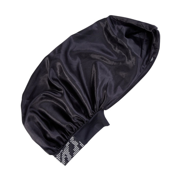 KISS - RED DIAMOND BLING BONNET BRAID BLACK ZEBRA