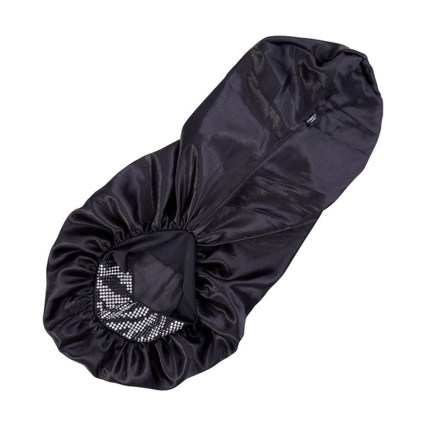 KISS - RED DIAMOND BLING BONNET BRAID BLACK ZEBRA