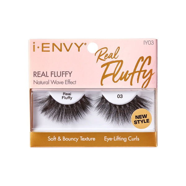 KISS - IEK REAL FLUFFY EYELASHES - 03