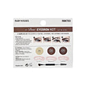 KISS - RUBY KISSES EYEBROW KIT W STENCILS CHOCOLATE BROWN