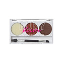 KISS - RUBY KISSES EYEBROW KIT W STENCILS CHOCOLATE BROWN