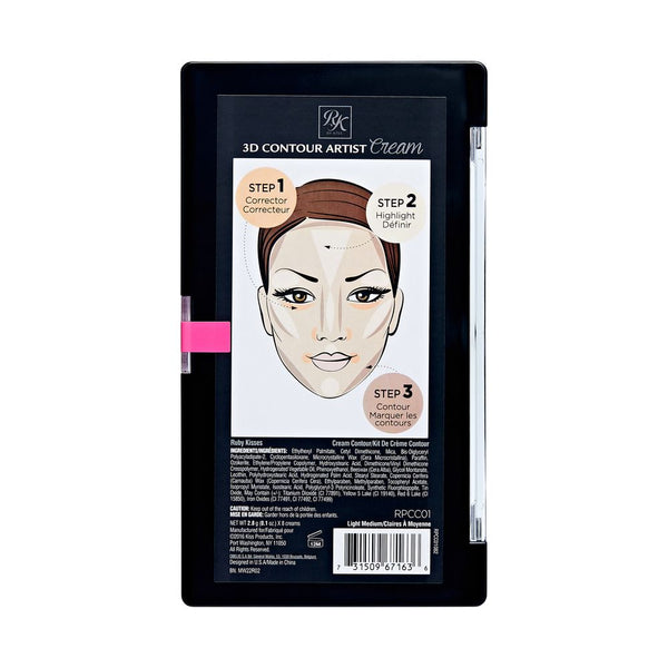 KISS - RK 3D CONTOUR CREAM - LIGHT MEDIUM