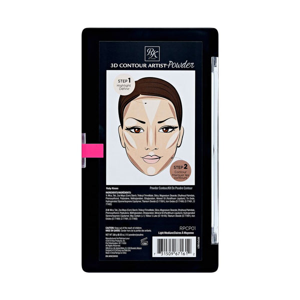 KISS - RK 3D CONTOUR POWDER - LIGHT MEDIUM