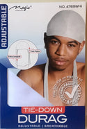 MAGIC COLLECTION - Tie-Down Durag WHITE