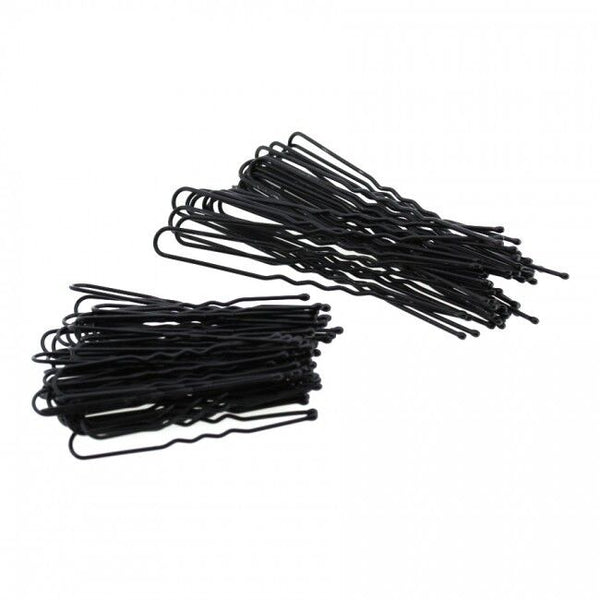 ANNIE - Hair Pins Crimped 75PCs BLACK #3314