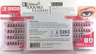 JESSICA COLLECTION - REMY Double Up I-Lashes #050D KNOT FREE FLARE DOUBLE SHORT BLACK