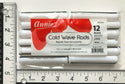 ANNIE - Professional Cold Wave Rods 12PCs LONG WHITE #1104