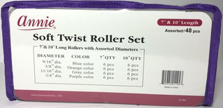 ANNIE - Professional Soft Twist Roller Set 48 PCs ASSORTED