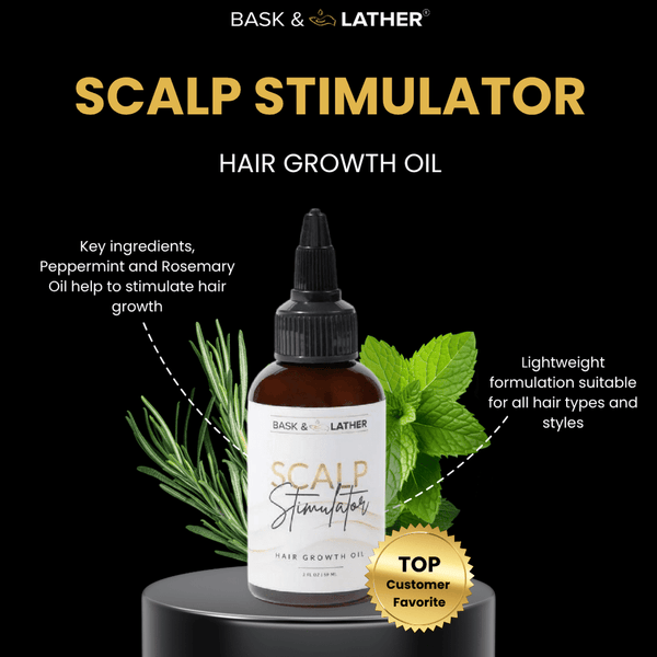 BASK & LATHER - Scalp Stimulator Hair Growth Oil