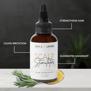 BASK & LATHER - Scalp Stimulator Hair Growth Oil