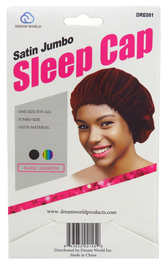 DREAW WORLD - Satin Jumbo Sleep Cap ASSORTED
