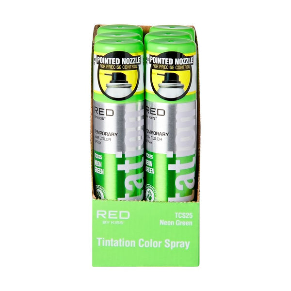 KISS - Tintation Colors & Care Temporary Hair Color Spray NEON GREEN
