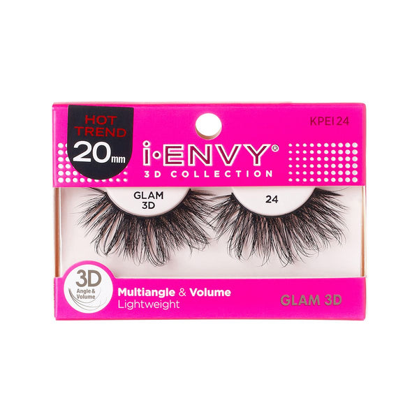 KISS - IEK 3D COLLECTION GLAM EYELASHES - 24