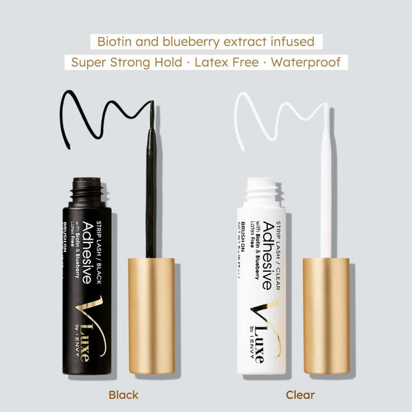 KISS - VLUXE BIOTIN STRIP LASH BLACK GLUE