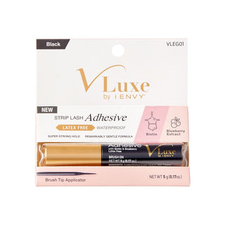 KISS - VLUXE BIOTIN STRIP LASH BLACK GLUE