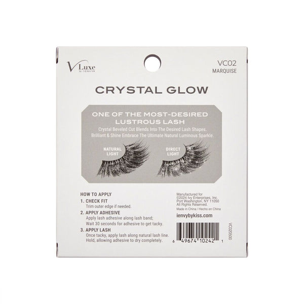 KISS - V-LUXE CRYSTAL GLOW COLLECTION LASHES - MARQUISE