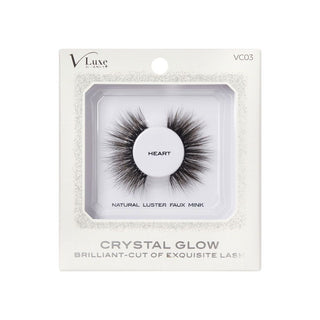 KISS - V-LUXE CRYSTAL GLOW COLLECTION LASHES - HEART