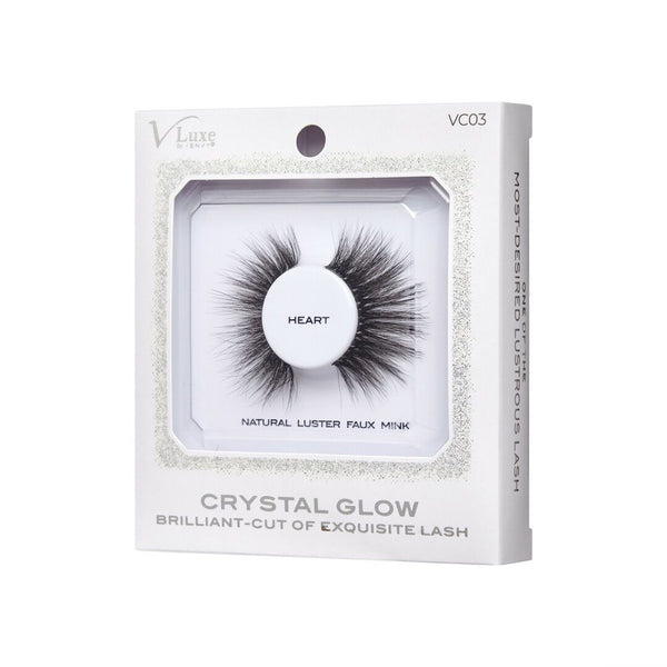 KISS - V-LUXE CRYSTAL GLOW COLLECTION LASHES - HEART