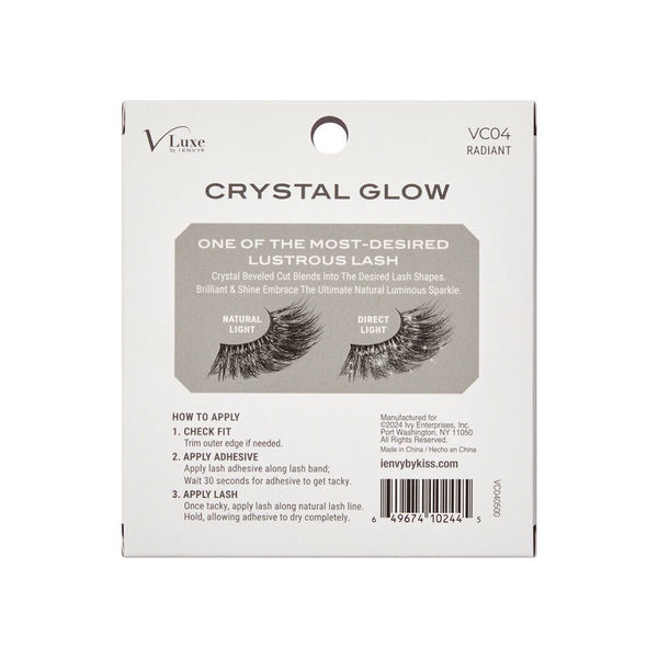 KISS - V-LUXE CRYSTAL GLOW COLLECTION LASHES - RADIANT