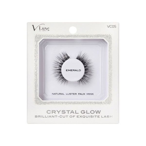 KISS - V-LUXE CRYSTAL GLOW COLLECTION LASHES - EMERALD