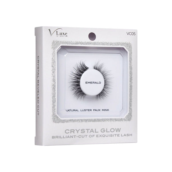 KISS - V-LUXE CRYSTAL GLOW COLLECTION LASHES - EMERALD