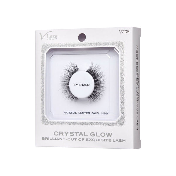 KISS - V-LUXE CRYSTAL GLOW COLLECTION LASHES - EMERALD