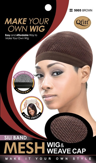 Qfitt - Sili Band Mesh Wig and Weave Cap (3 Colors Available)