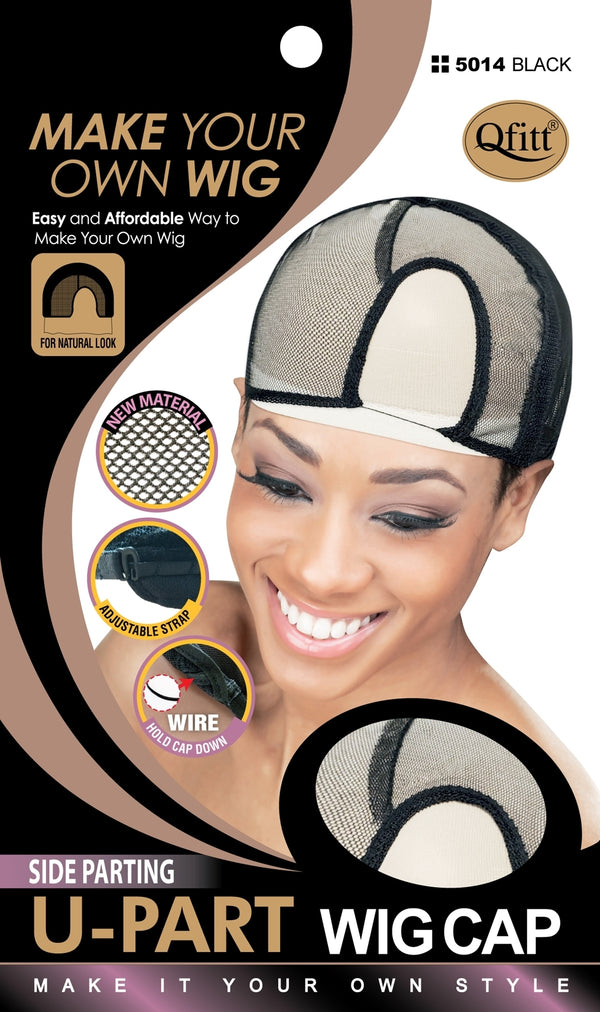 Qfitt - [U-PART] U-PART WIG CAP #5014 BLACK