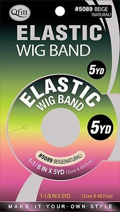 Qfitt - Elastic Wig Band 5YD BEIGE/NATURAL