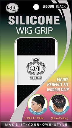 Qfitt - Silicone Elastic Wig Grip Black