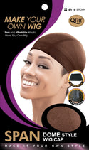 Qfitt - Span Dome Style Wig Cap Regular Size #5118 BROWN