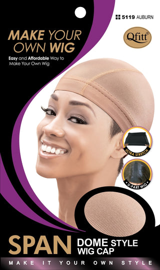 Qfitt - SPAN DOME STYLE WIG CAP #5119 AUBURN