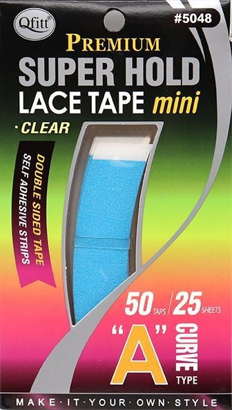 Qfitt - Premium Super Hold Lace Tape Mini Clear