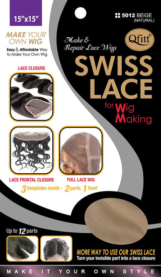 Qfitt - SWISS LACE #5012 NATURAL