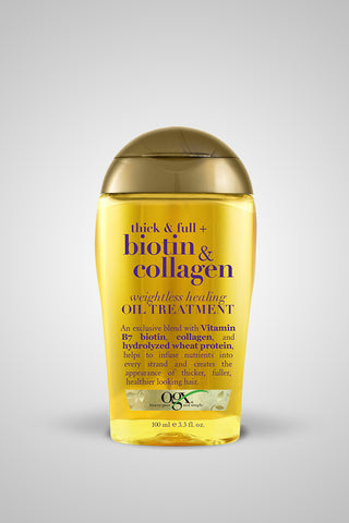 OGX - Thick & Full Biotin & Collagen Weightless Oil Treatment