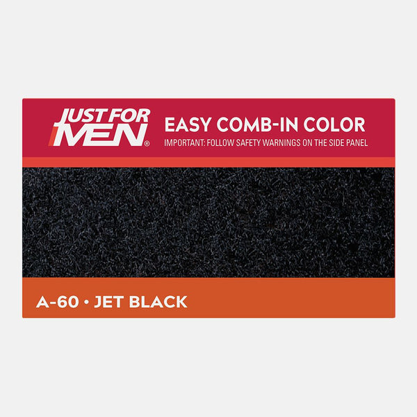JUST FOR MEN - EASY COMB-IN COLOR A-60 JET BLACK