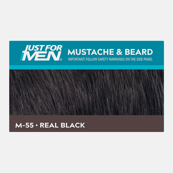 JUST FOR MEN - Mustache & Beard M-55 REAL BLACK