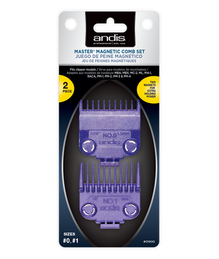 ANDIS - Master Magnetic Comb Set - Small (2 Pieces)