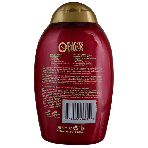 OGX - 5-IN-1 Benefits Frizz free Keratin Smoothing Oil Shampoo